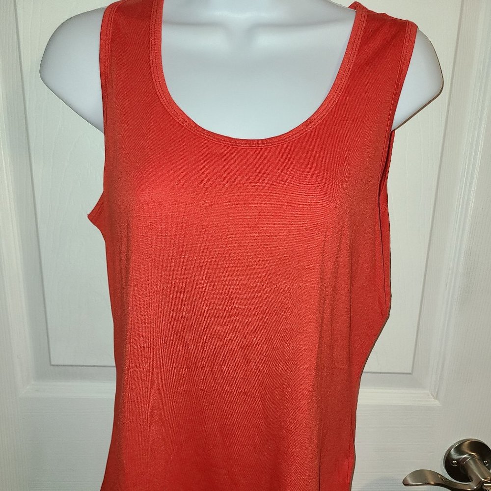 Lularoe Red Tank Top Sz L